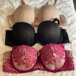 3 Torrid 36DD bras
